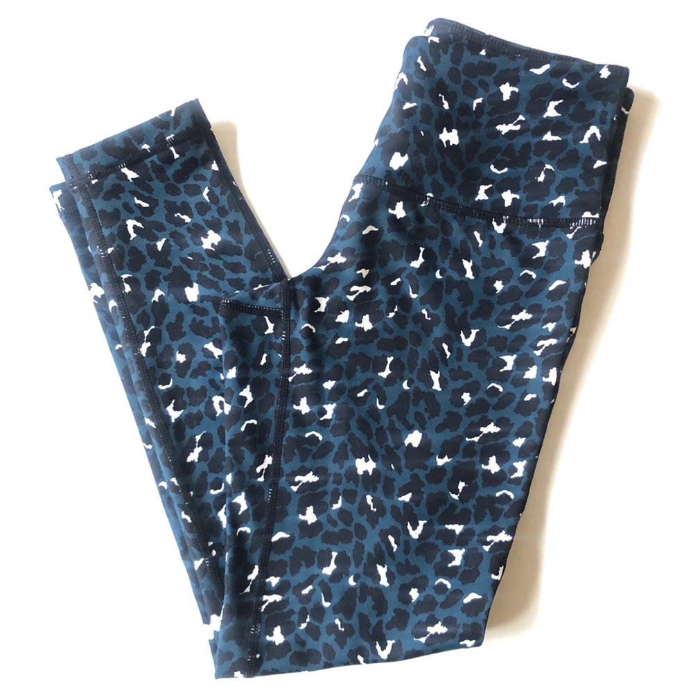 Zella Leggings XS  Leopard Print Blue Black White